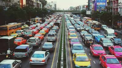 Kashmiri gate traffic jam